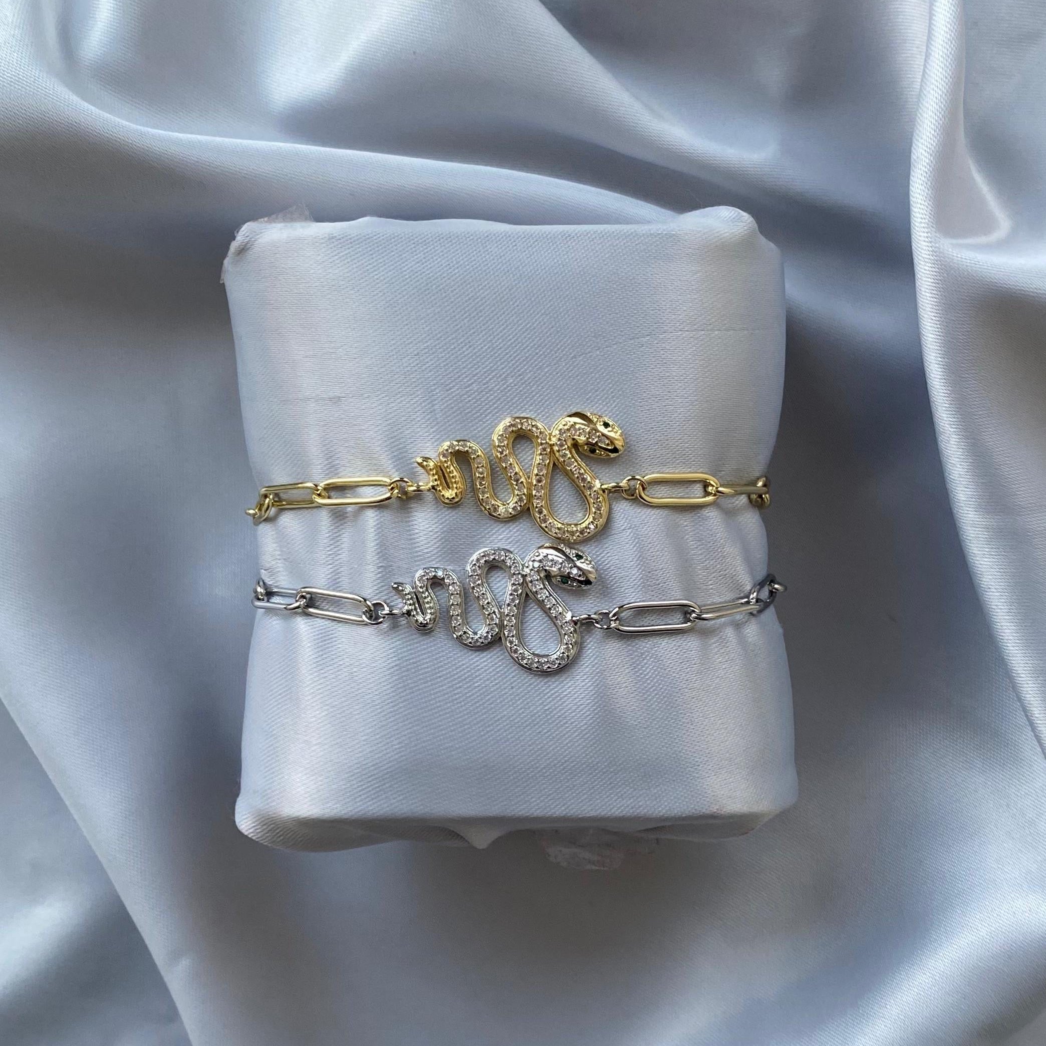 Serpentine Glow Bracelet