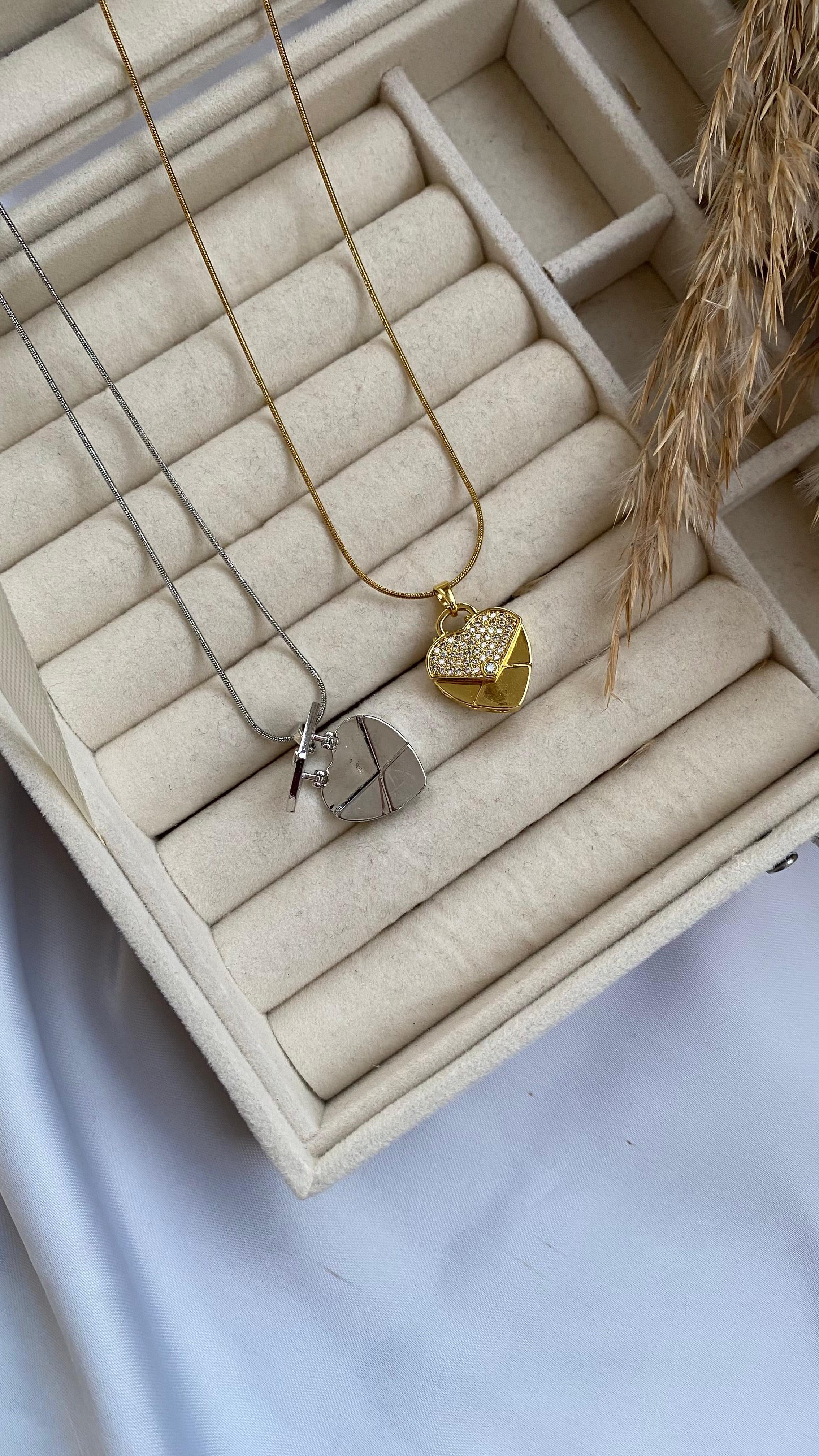 Secret Heart Locket Necklace