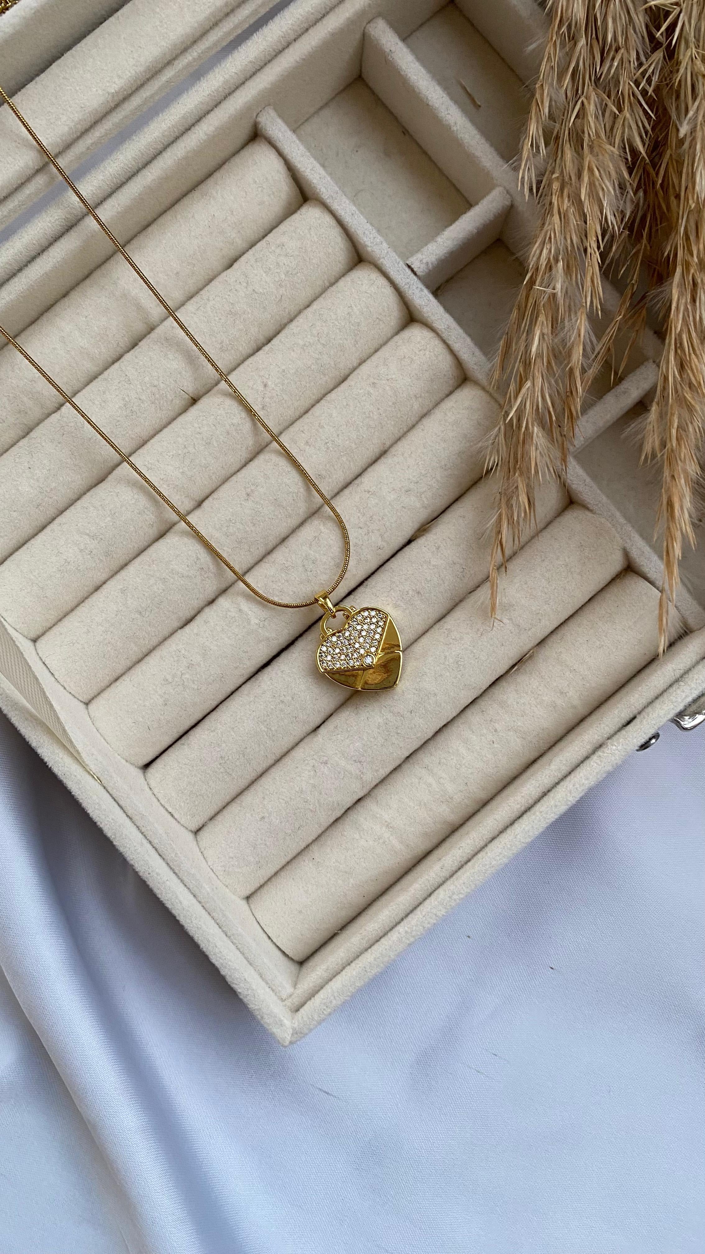 Secret Heart Locket Necklace