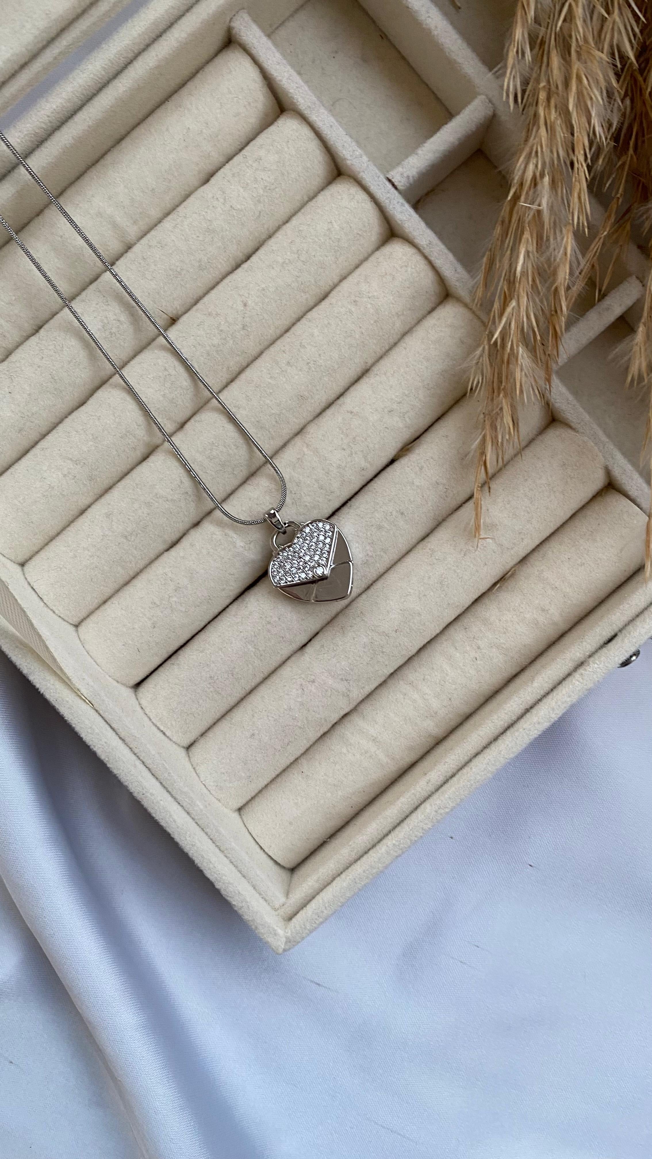 Secret Heart Locket Necklace