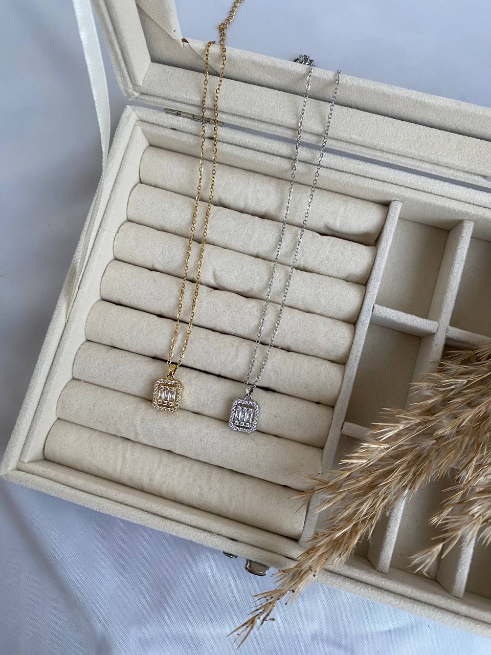 Soft Square Necklace